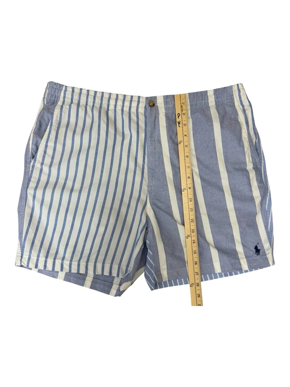 Ralph Lauren Polo 6-Inch Prepster Oxford Blue White Stripe Short XXL
